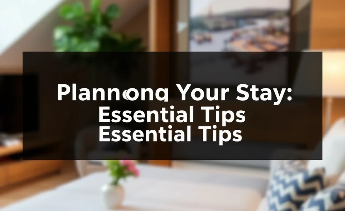 Planning Your Stay: Essential Tips
