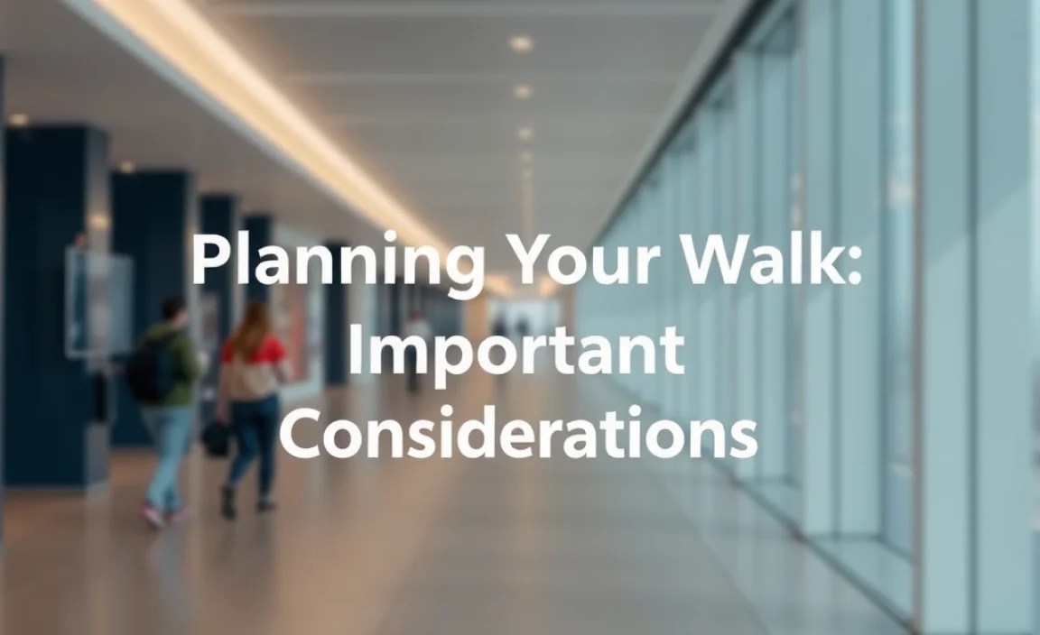 Planning Your Walk: Important Considerations