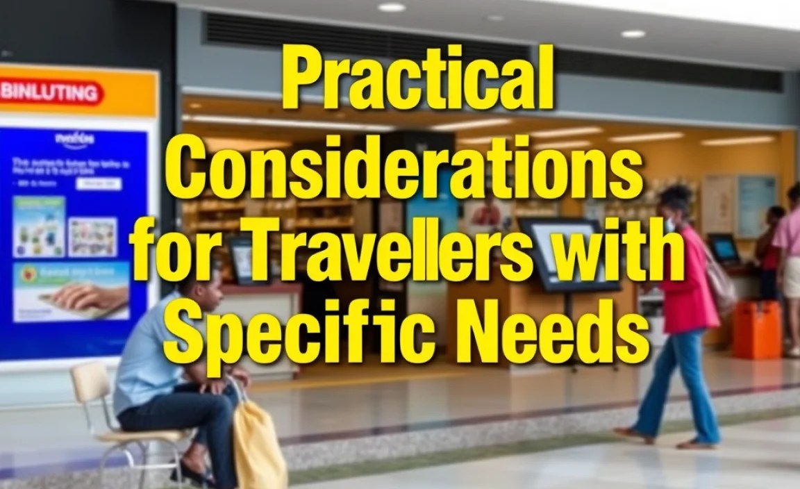 Practical Considerations for Travellers with Specific Needs