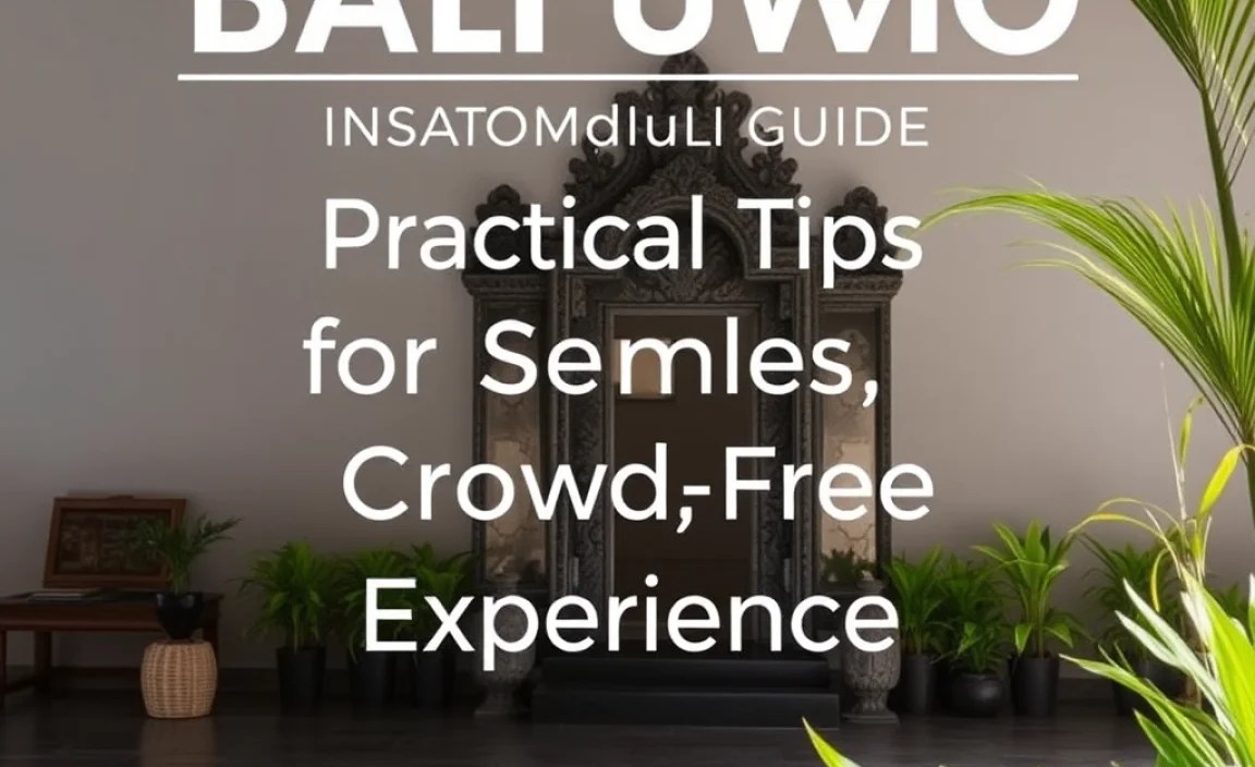 Practical Tips for a Seamless, Crowd-Free Experience