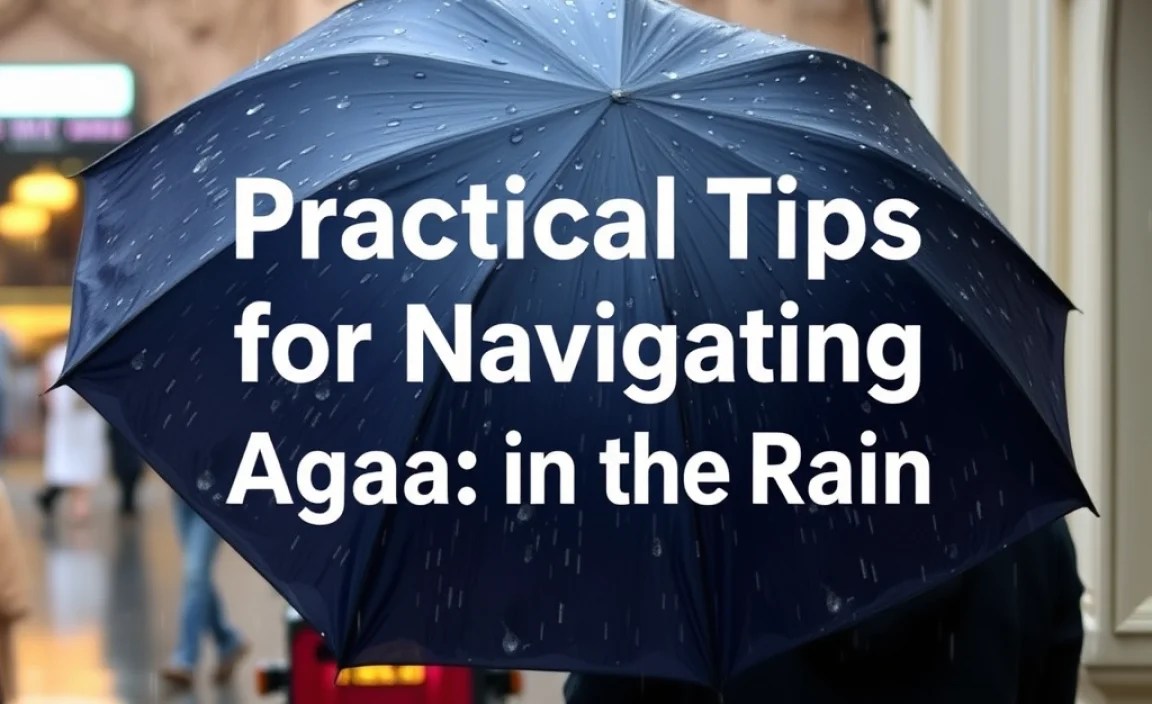 Practical Tips for Navigating Agra in the Rain