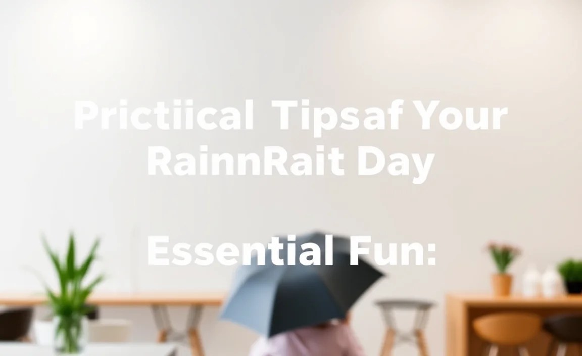 Practical Tips for Your Bahrain Rainy Day Adventure
