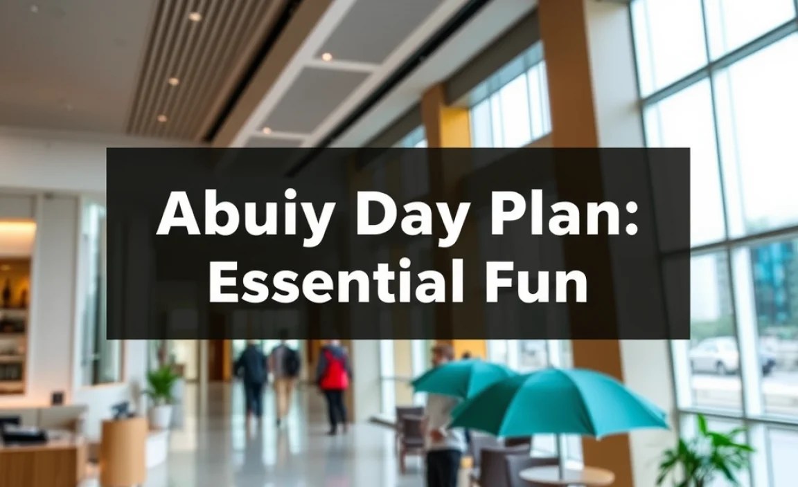 Rainy Day Itinerary Examples