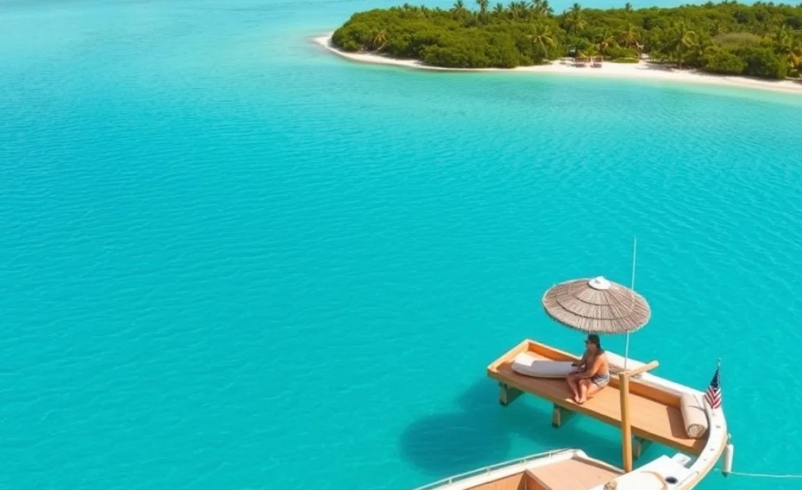 Relaxing on Exuma Islands