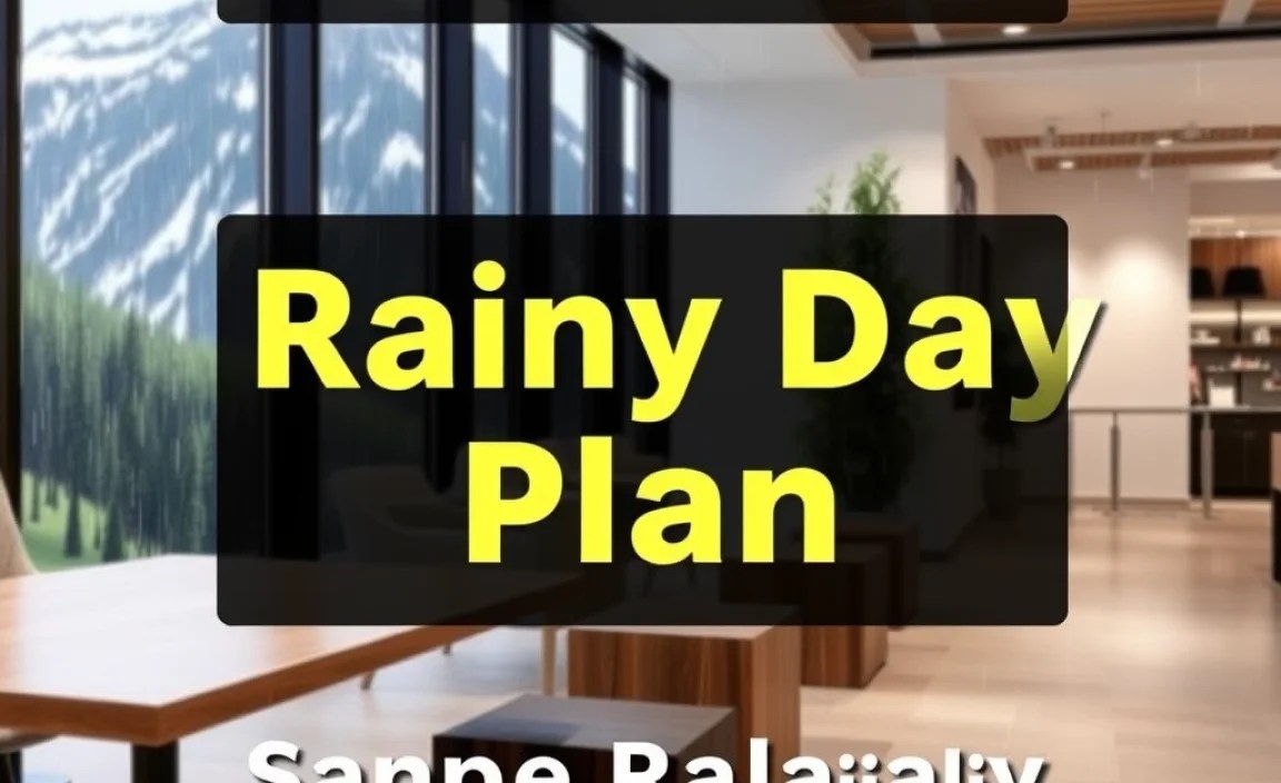 Sample Banff Rainy Day Itinerary