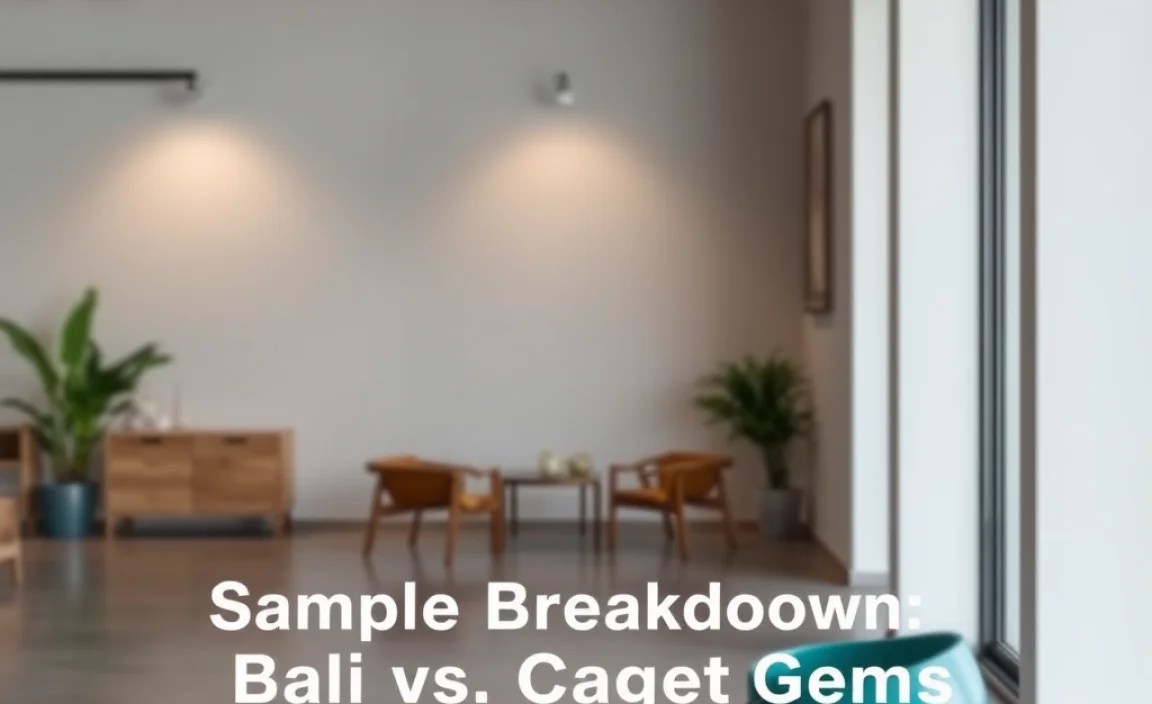 Sample Budget Breakdown: Bali vs. Caribbean