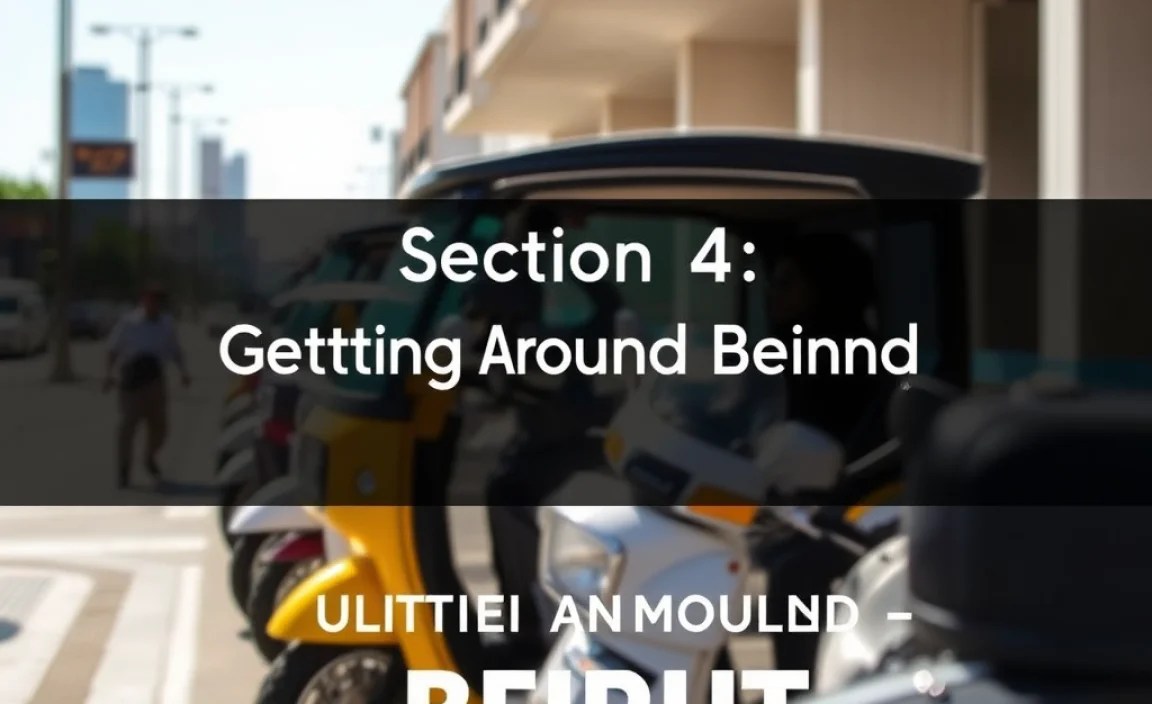 Section 4: Getting Around Beirut &ndash; Affordable Mobility