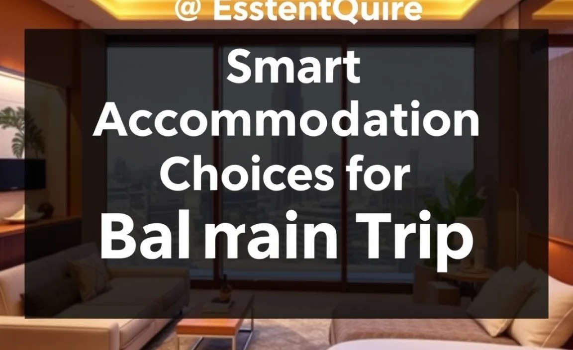 Smart Accommodation Choices for Your Bahrain Trip