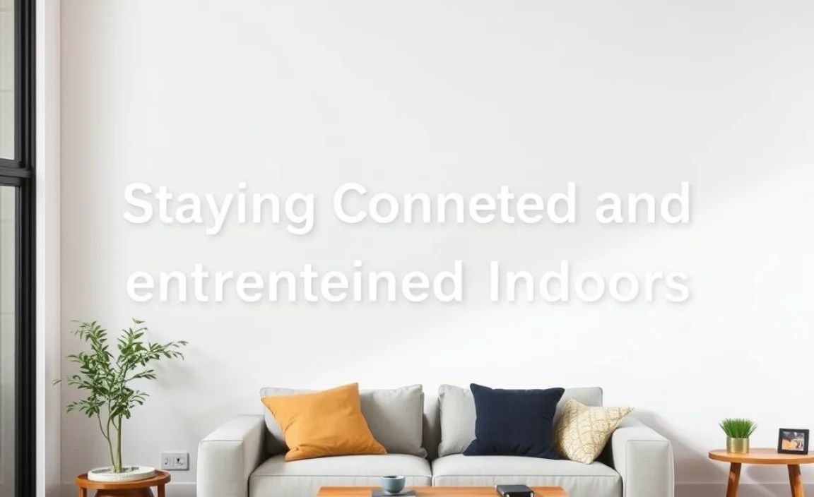 Staying Connected and Entertained Indoors
