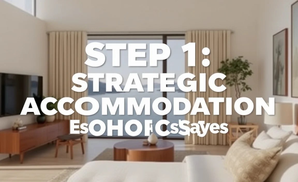Step 1: Strategic Accommodation Choices