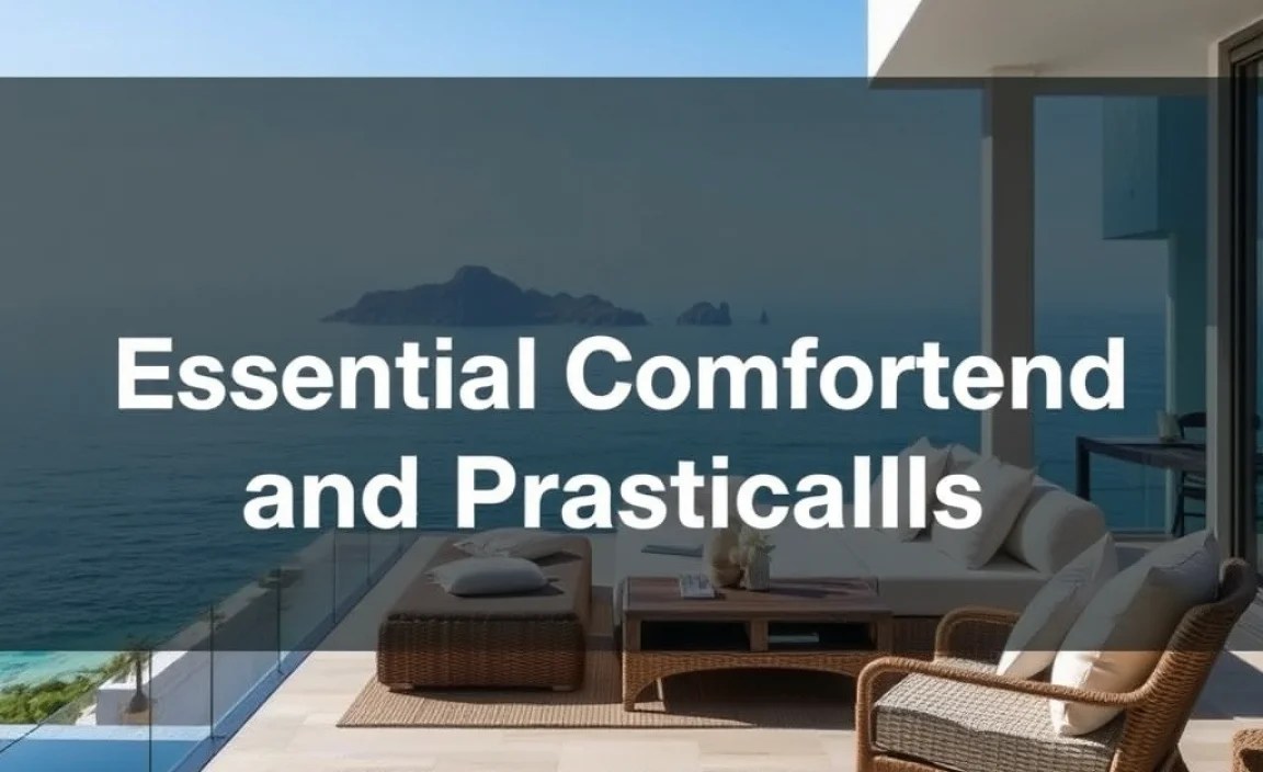 Step 4: Essential Comforts and Practicalities