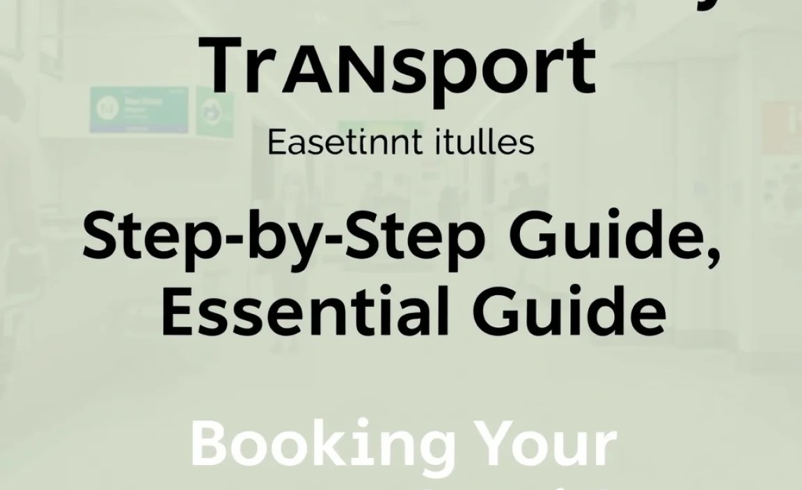 Step-by-Step Guide to Booking Your Transport