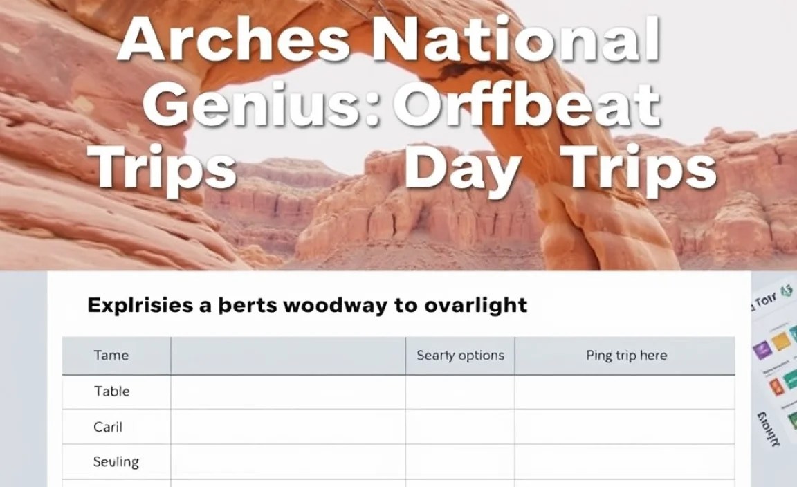 Table: Comparing Day Trip Options