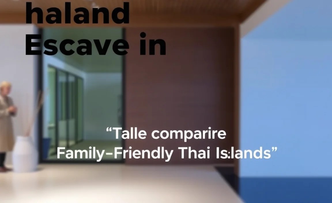 Table: Comparing Family-Friendly Thai Islands