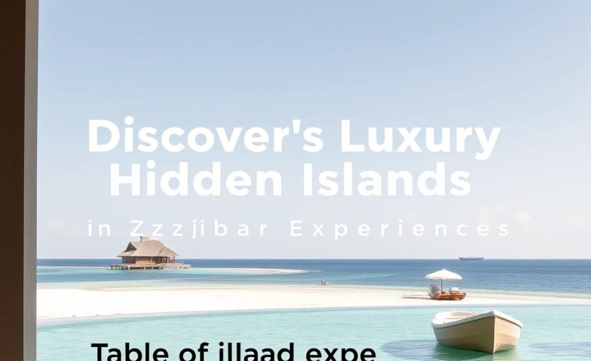 Table of Island Experiences