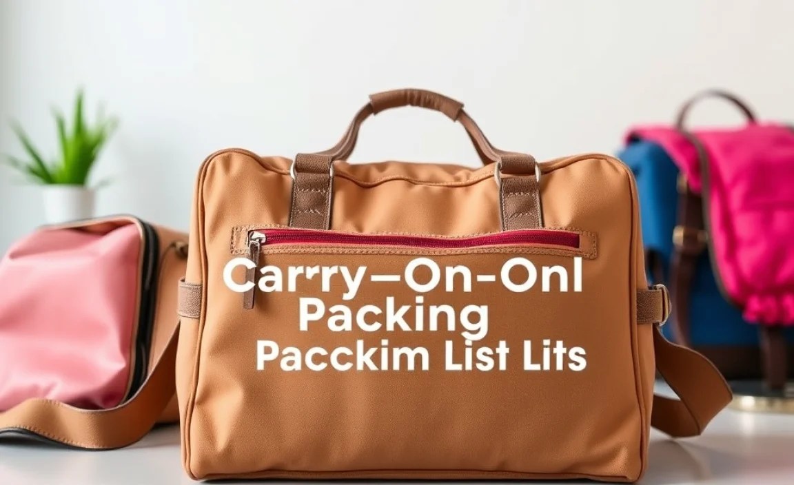 The Carry-On Bag Itself