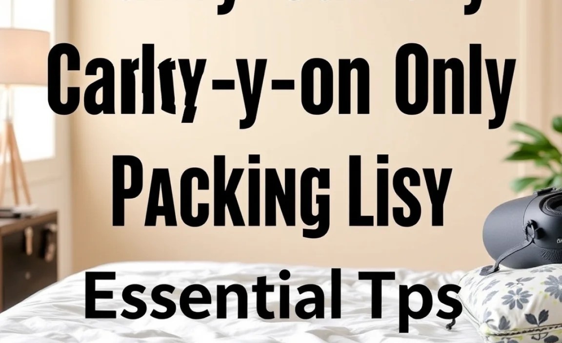 The Ultimate Banff Carry-On Packing List