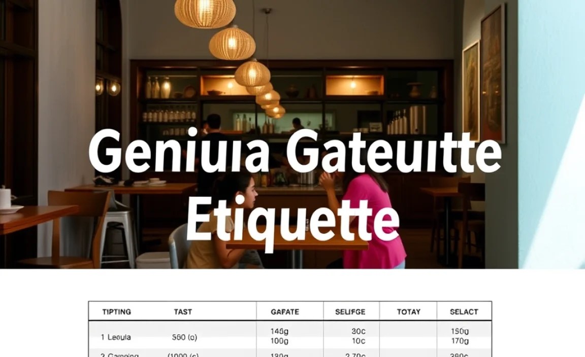 Tipping Amounts in Antigua: A Quick Reference Table