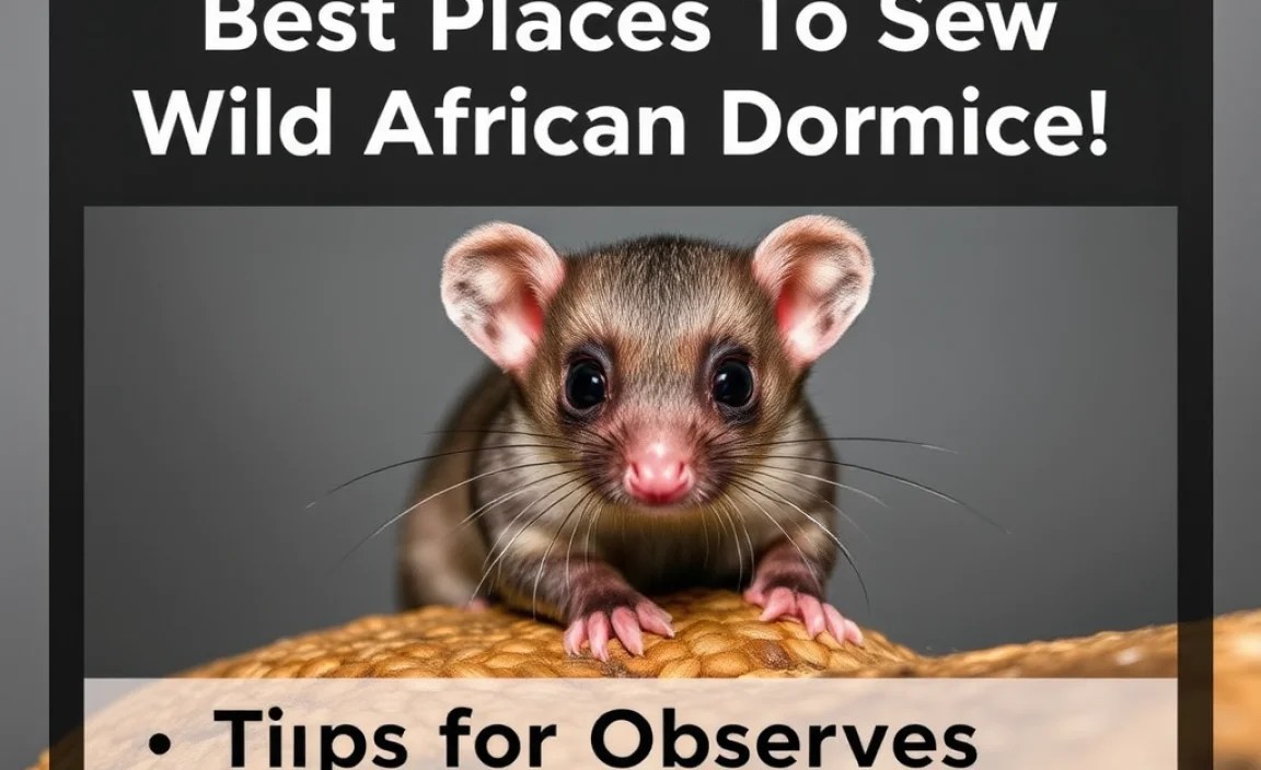 Tips for Observing Wild African Dormice