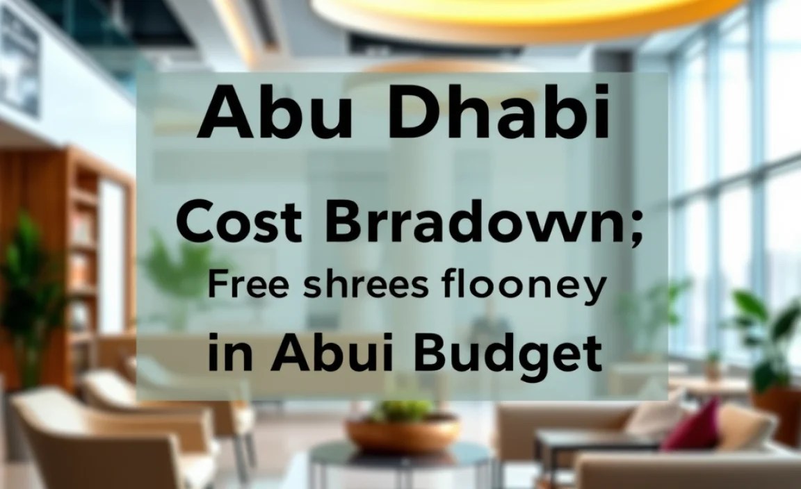Tips for Saving Money in Abu Dhabi