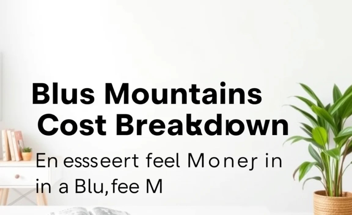 Tips for Saving Money in the Blue Mountains