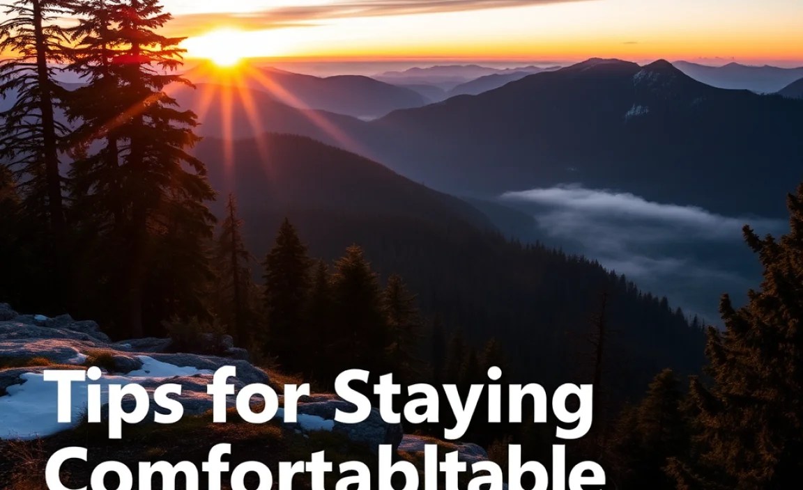 Tips for Staying Comfortable and Prepared