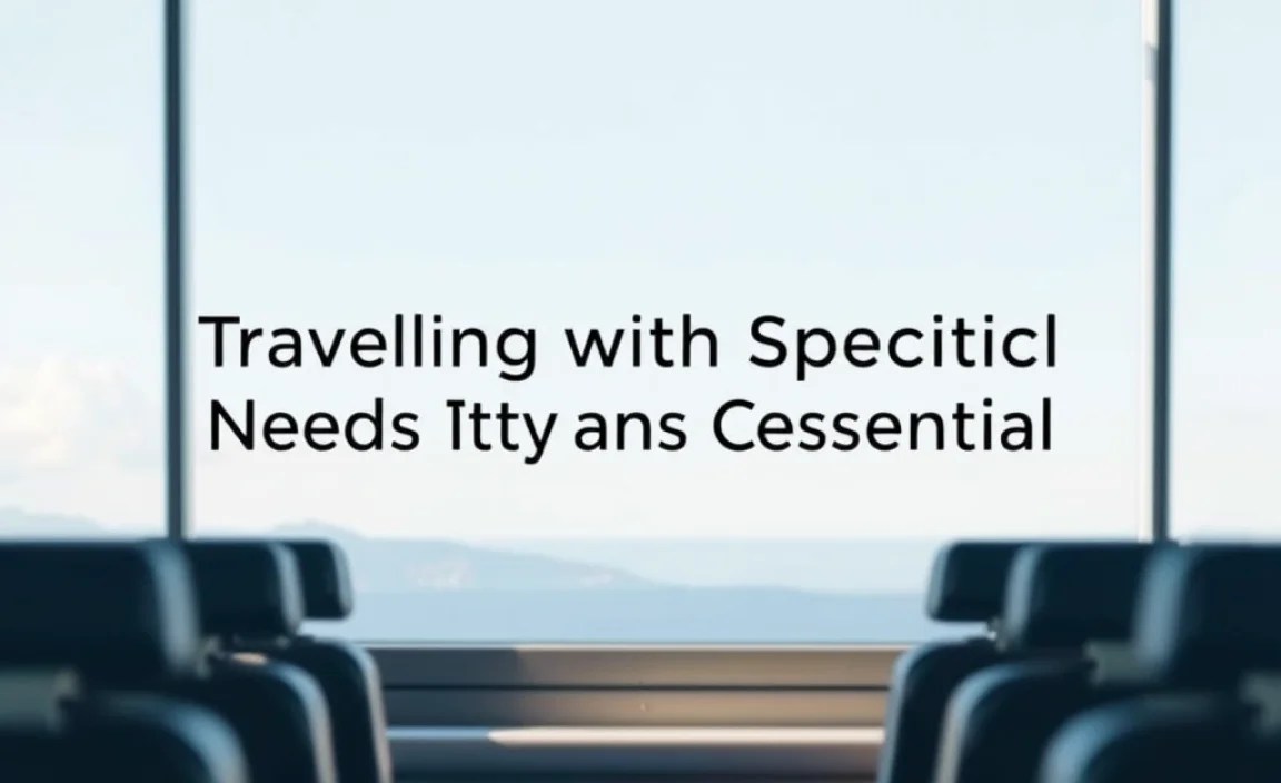 Traveling with Specific Needs: Comfort and Confidence