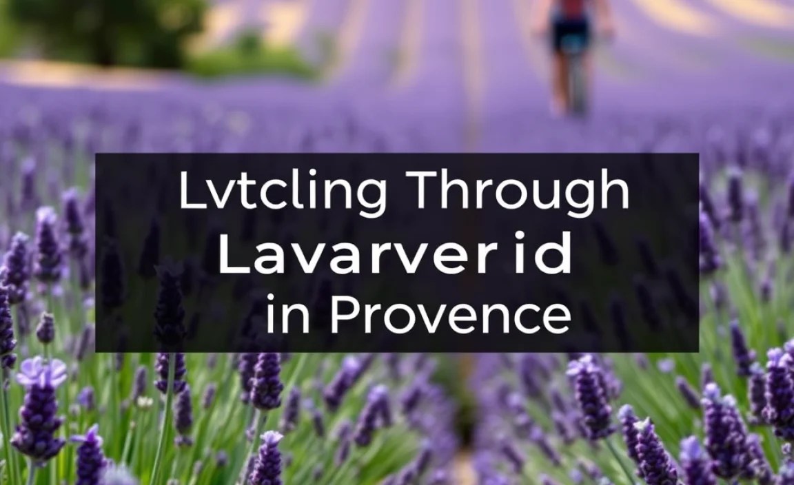 Ultimate Guide: Cycling Through Lavender Fields In Provence