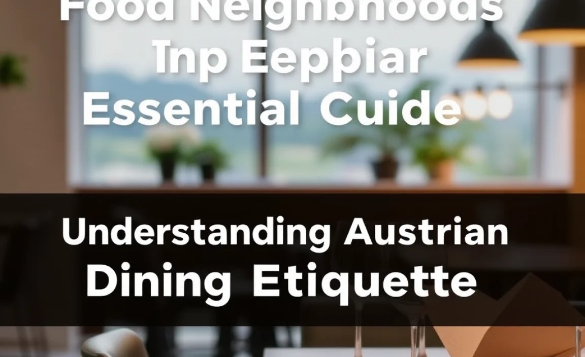 Understanding Austrian Dining Etiquette