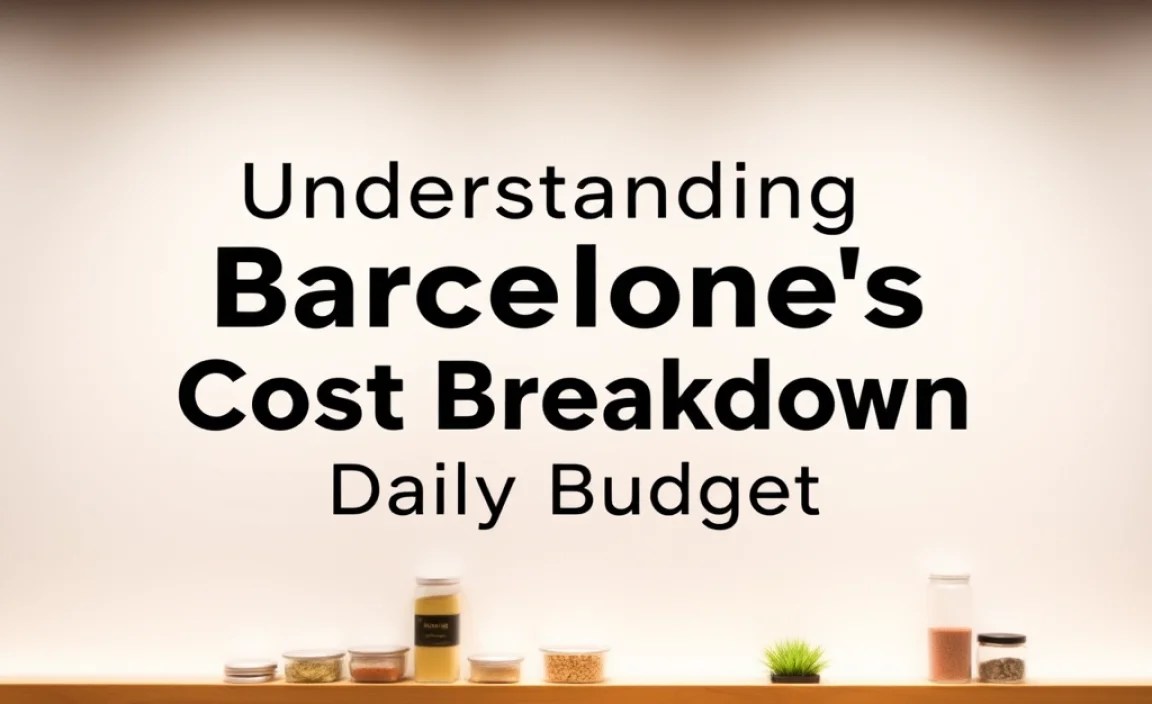 Understanding Barcelona’s Cost Breakdown