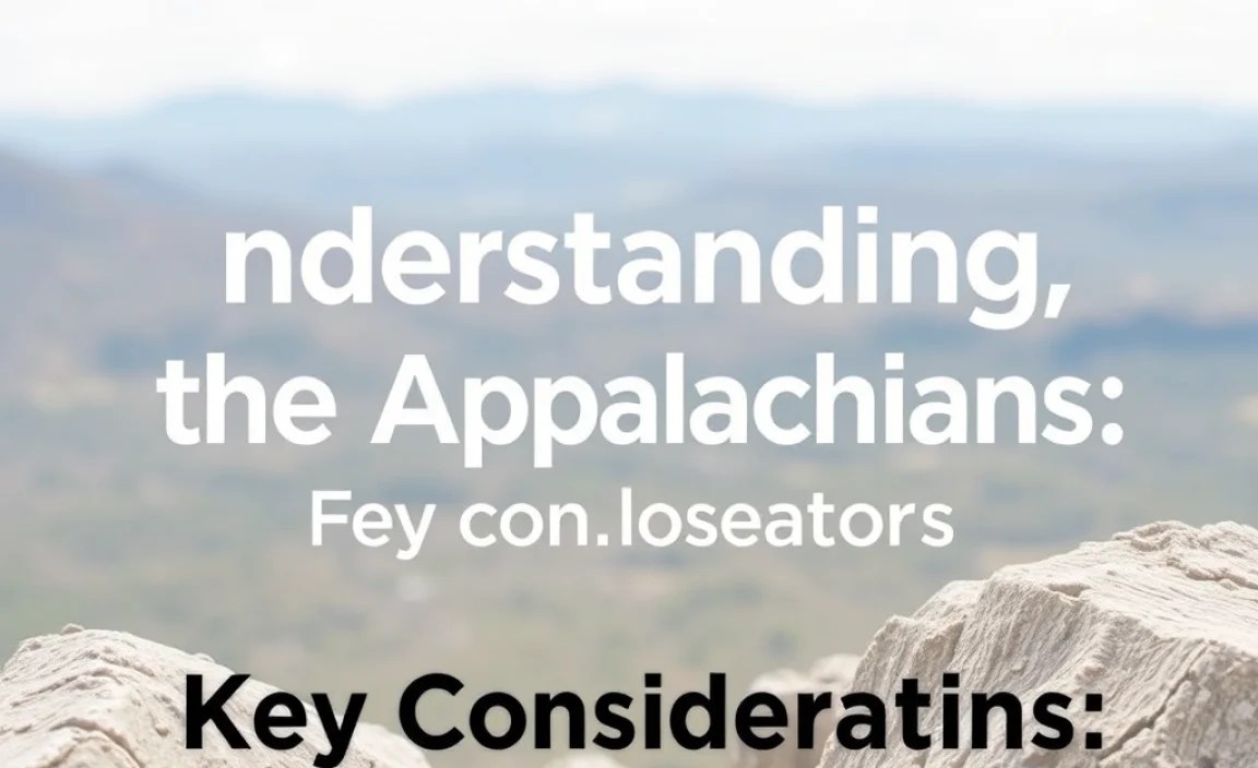 Understanding the Appalachians: Key Considerations