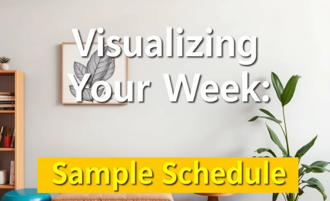 Visualizing Your Week: A Sample Schedule
