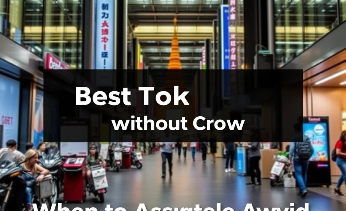 When to Absolutely Avoid if You Dislike Crowds
