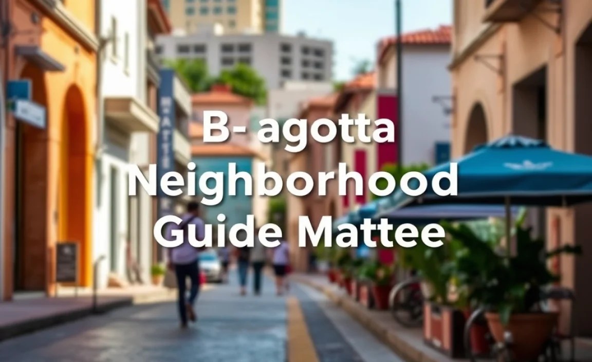 Why a Bogota Neighborhood Guide Matters