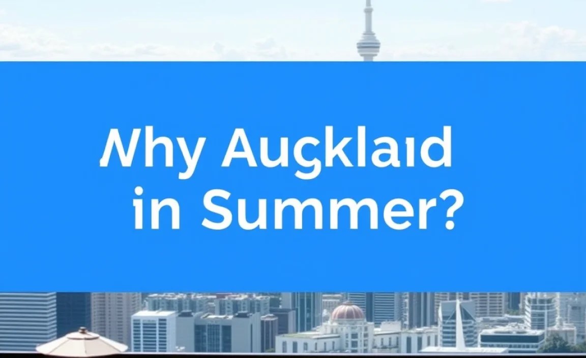 Why Auckland in Summer?