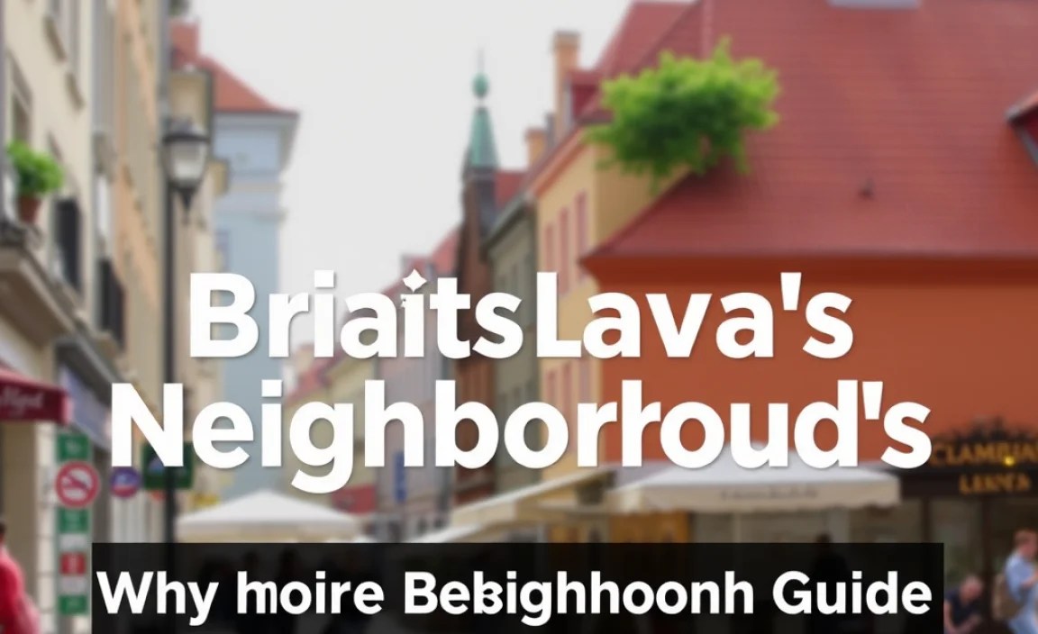 Why Explore Bratislava’s Neighborhoods?