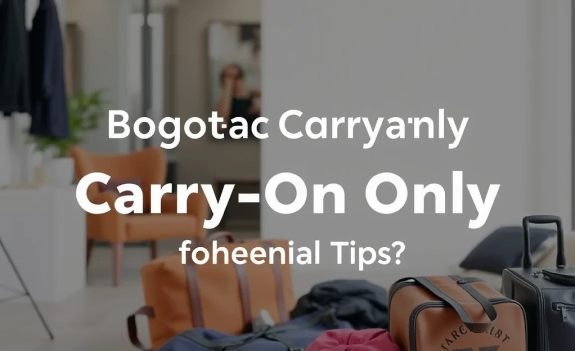 Why Pack Carry-On Only for Bogota?