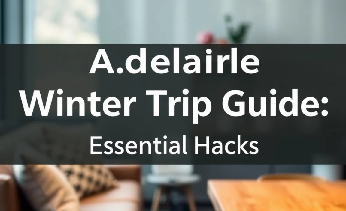 Your Adelaide Winter Trip Guide: Essential Hacks