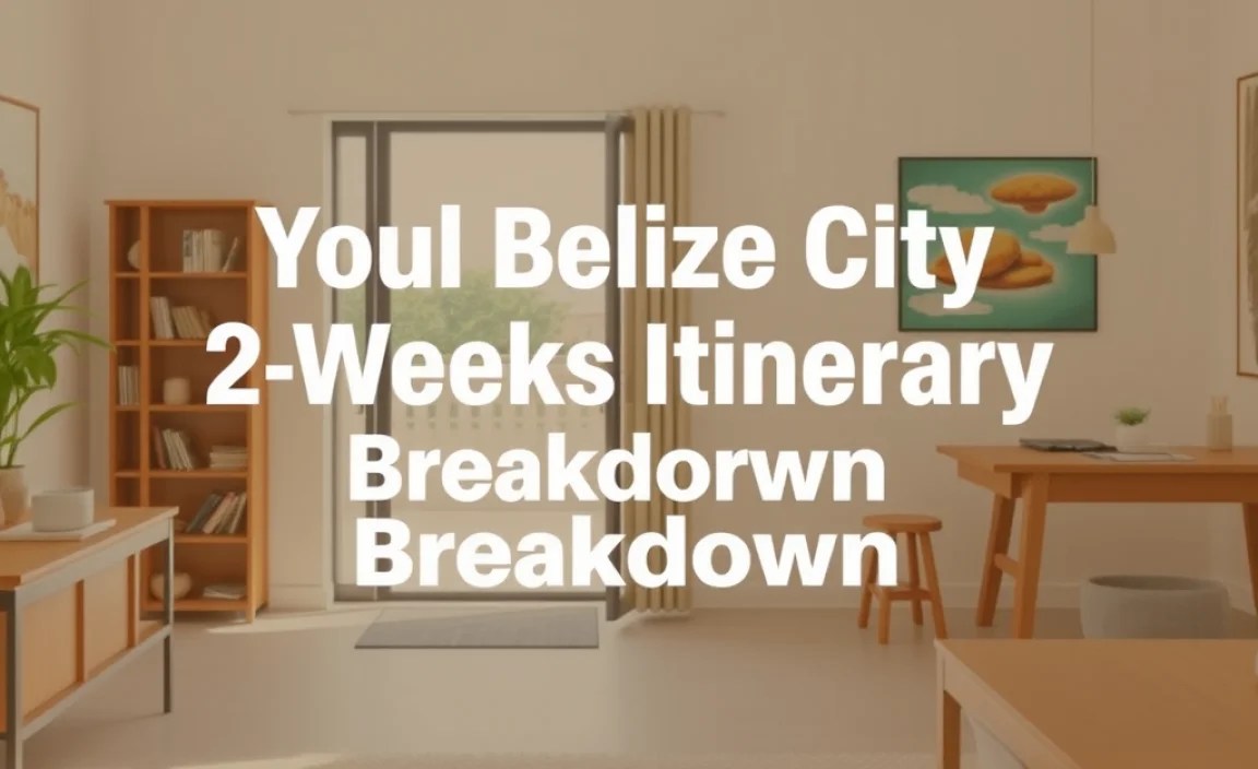 Your Belize City 2 Weeks Itinerary Breakdown