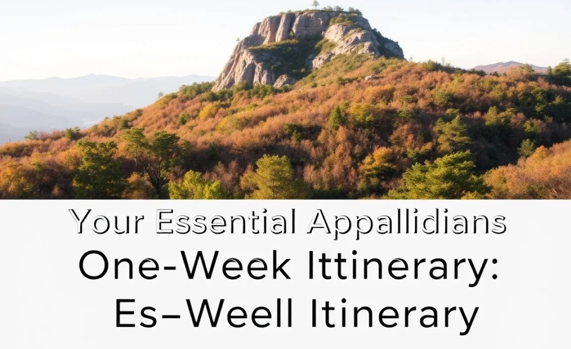Your Essential Appalachians One-Week Itinerary: An Overview
