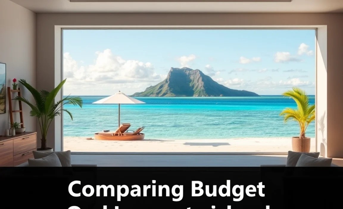 Comparing Budget and Luxury Islands