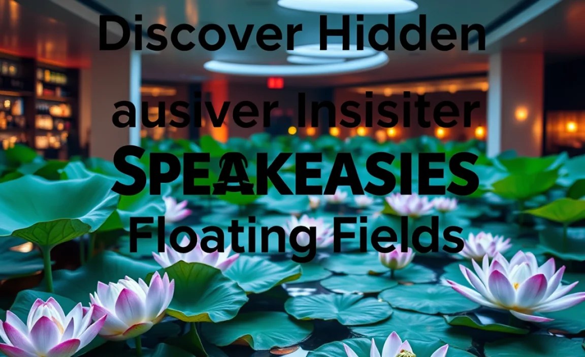 Discover Hidden Speakeasies Inside Floating Lotus Fields