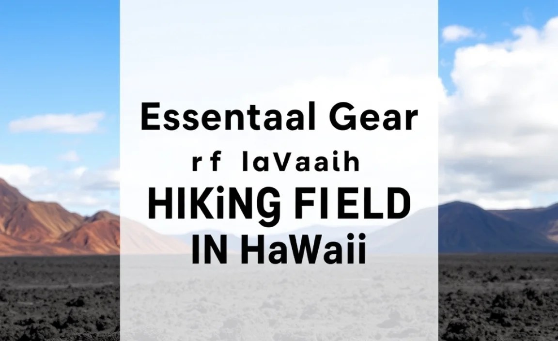 Essential Gear for Hiking Lava Fields