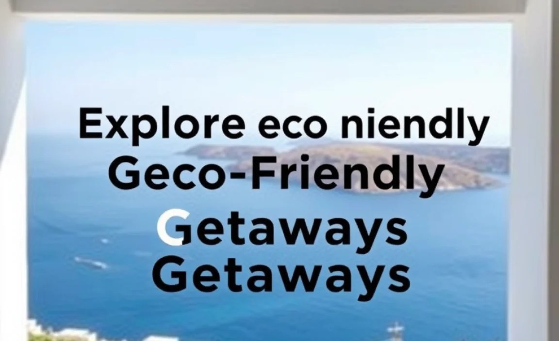 Explore Cheap Eco-Friendly Greek Island Getaways
