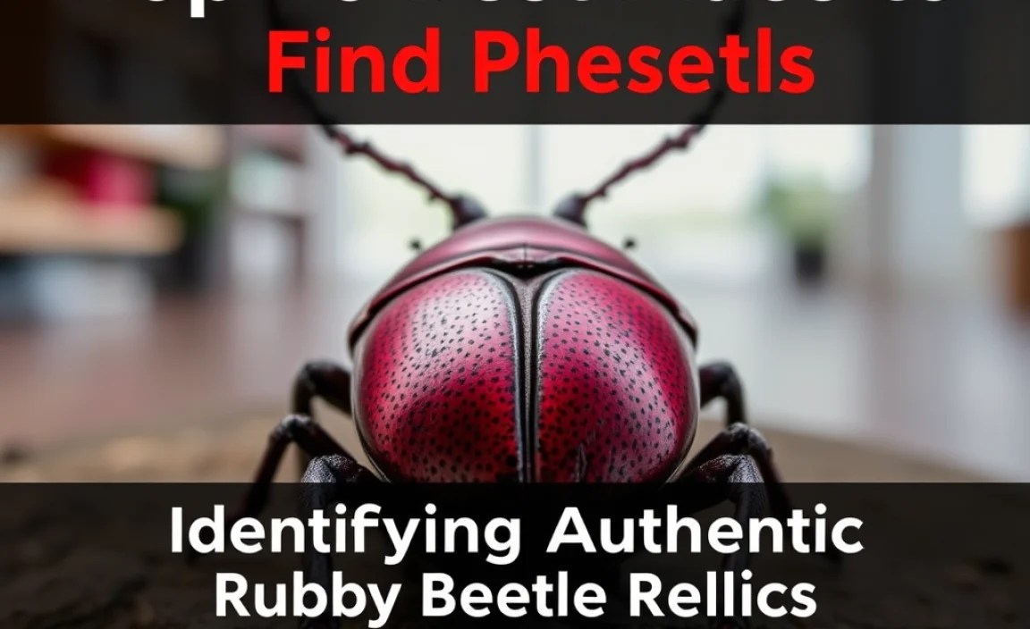 Identifying Authentic Ruby Beetle Relics
