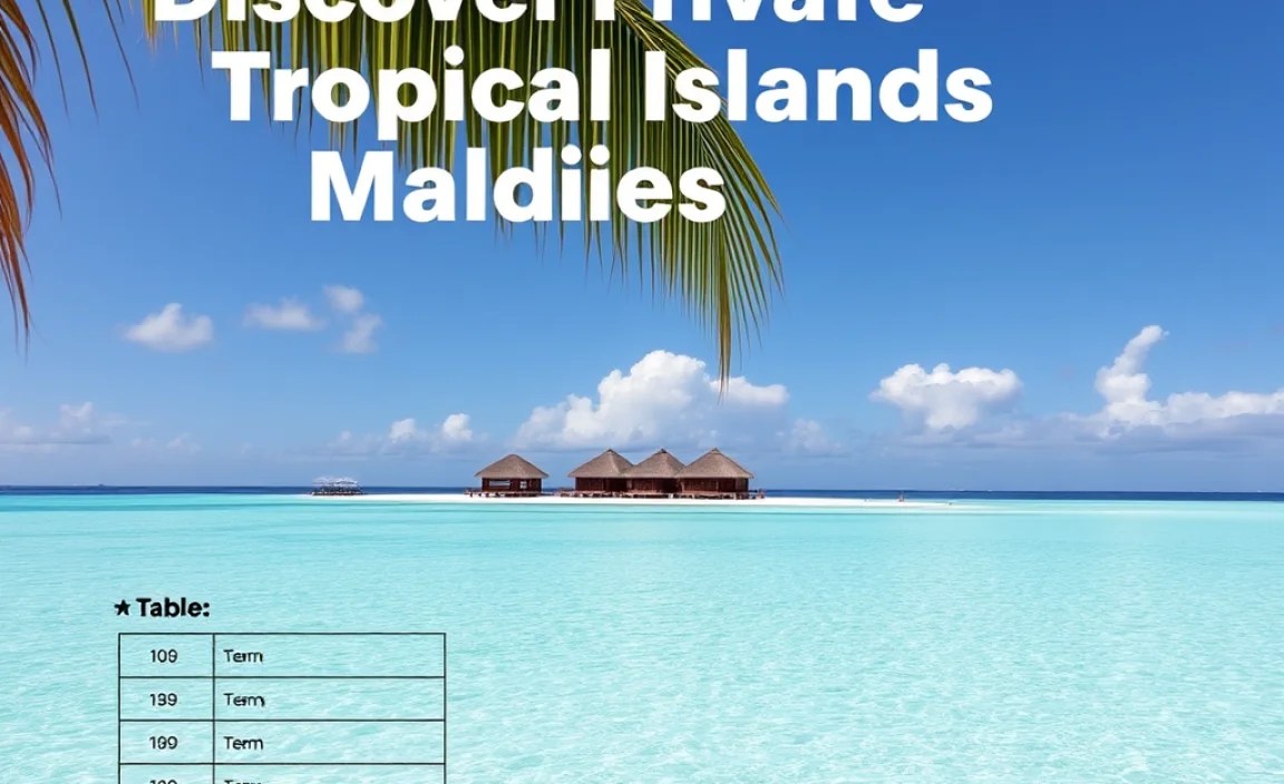 Table: Comparing Private Islands