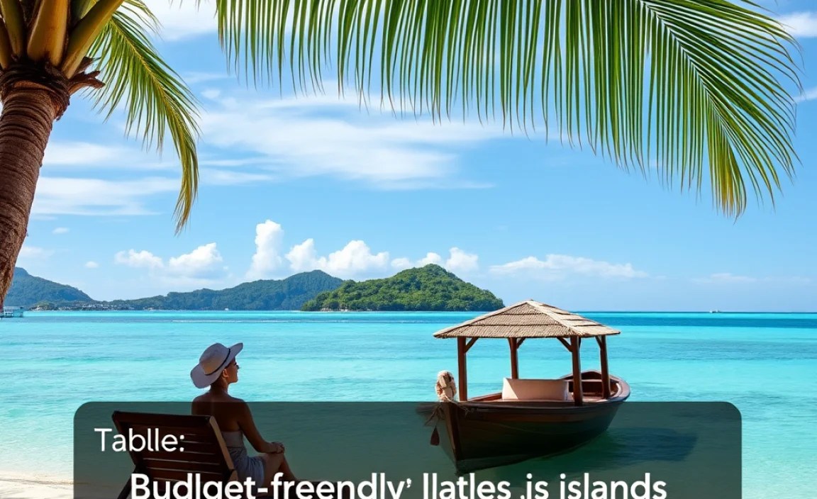 Table of Budget-Friendly Islands