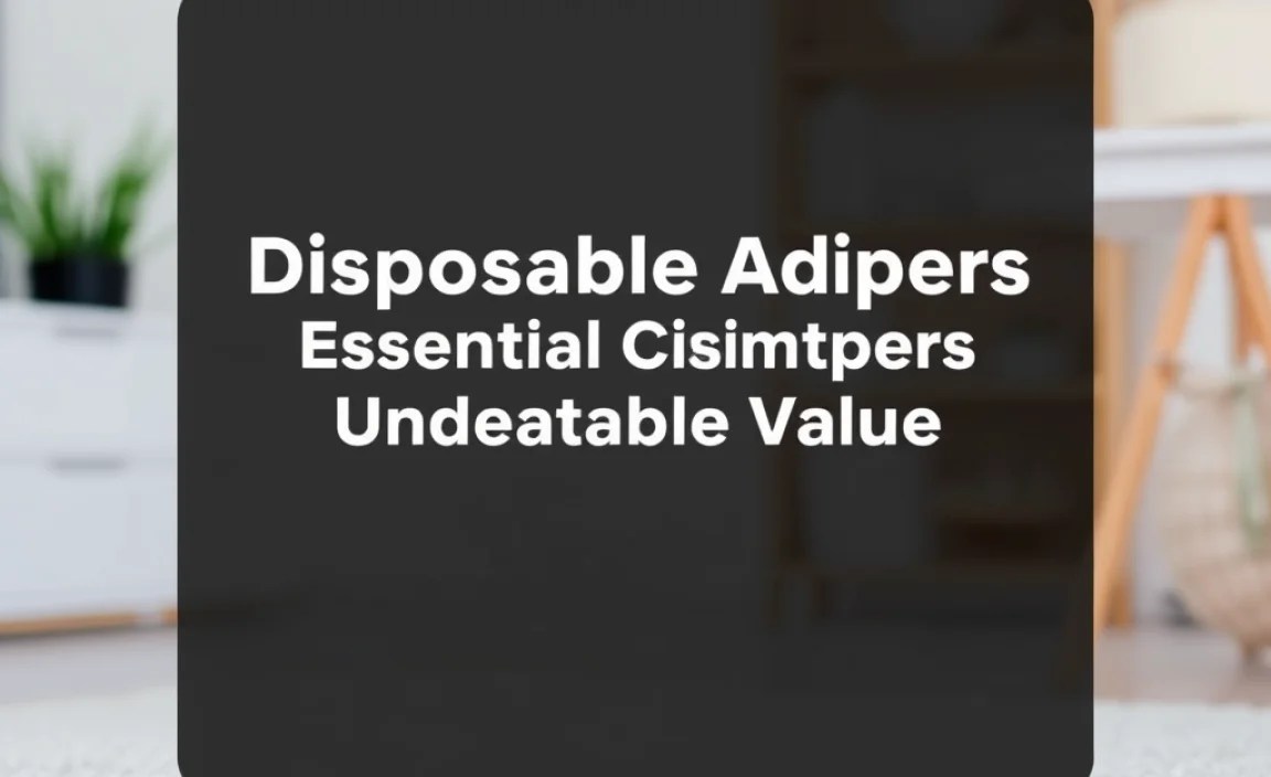 Tips for Using Disposable Adult Diapers Effectively