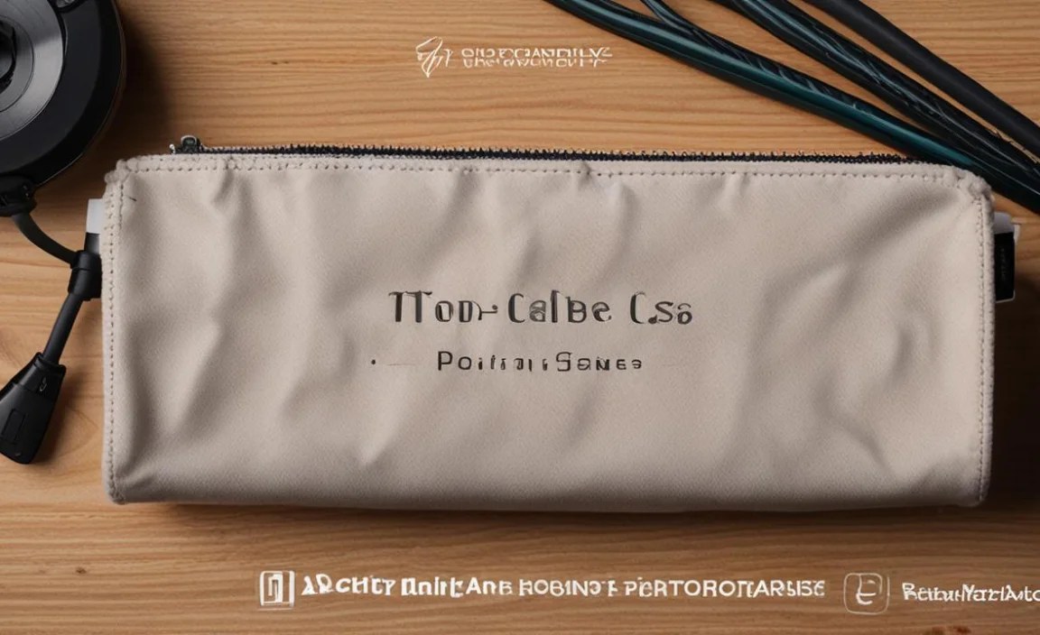 Top Cable Management Pouch For Tangle-Free Cables!