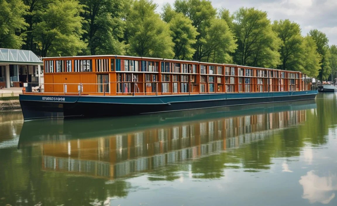 What are Floating Library Barges?